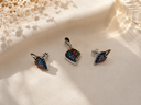 Aurora Leaf Pendant Set