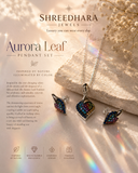 Aurora Leaf Pendant Set