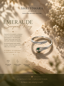 Émeraude Serpent Ring