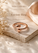 Étreinte Ring- Rose Gold