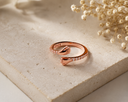Étreinte Ring- Rose Gold
