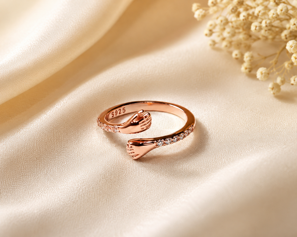 Étreinte Ring- Rose Gold