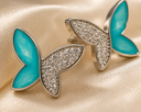 Aurelia Butterfly Studs