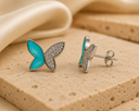 Aurelia Butterfly Studs
