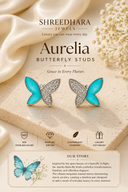 Aurelia Butterfly Studs