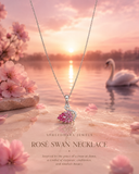 Rosé Swan Necklace