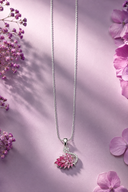 Rosé Swan Necklace