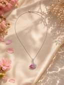 Rosé Swan Necklace