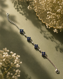 Rosé Fleur Bracelet-Blue