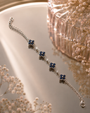 Rosé Fleur Bracelet-Blue