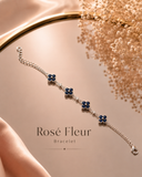 Rosé Fleur Bracelet-Blue