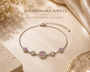 Halo Blossom Bracelet-Pink