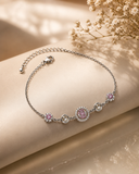Halo Blossom Bracelet-Pink