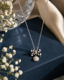 Noir Bow Necklace