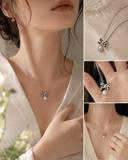 Noir Bow Necklace